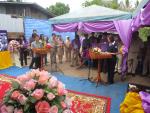 มอบเรือนกาชาด สำหรับผู้ยากไร้ เพื่อเฉลิมพระเกียรติ 60 พรรษา